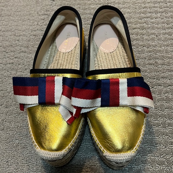 Gucci espadrilles wedges - Picture 1 of 3